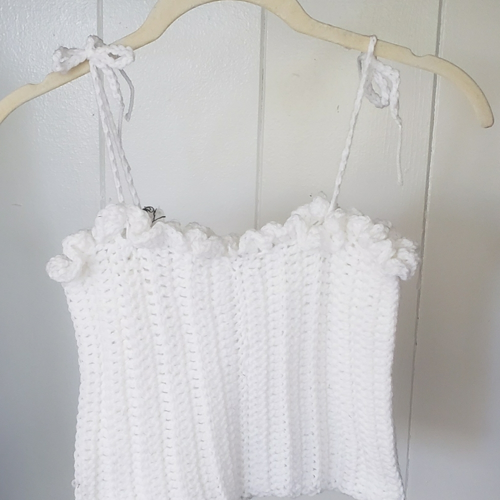Beautiful white crop top